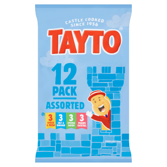 120 x Tayto Assorted Crisps (10x12 Packs) 25G