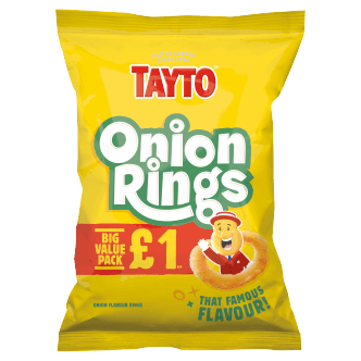 20 x Tayto Onion Rings - 26Gm