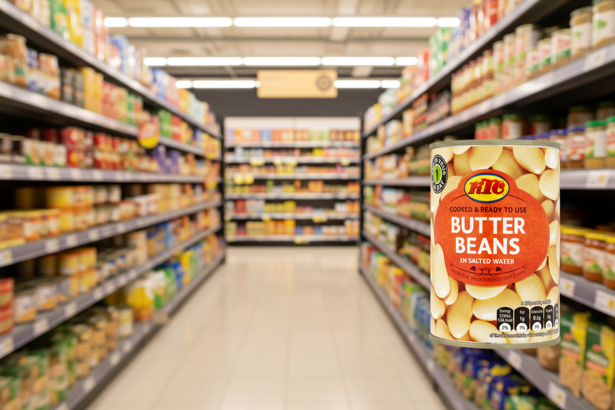 12 x Ktc Butter Beans - 400Gm