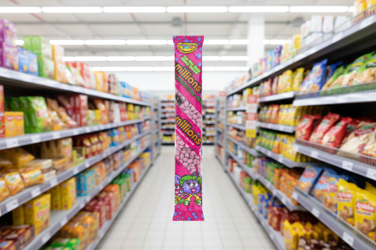 12 x Millions Blackcurrant Buzz 55G