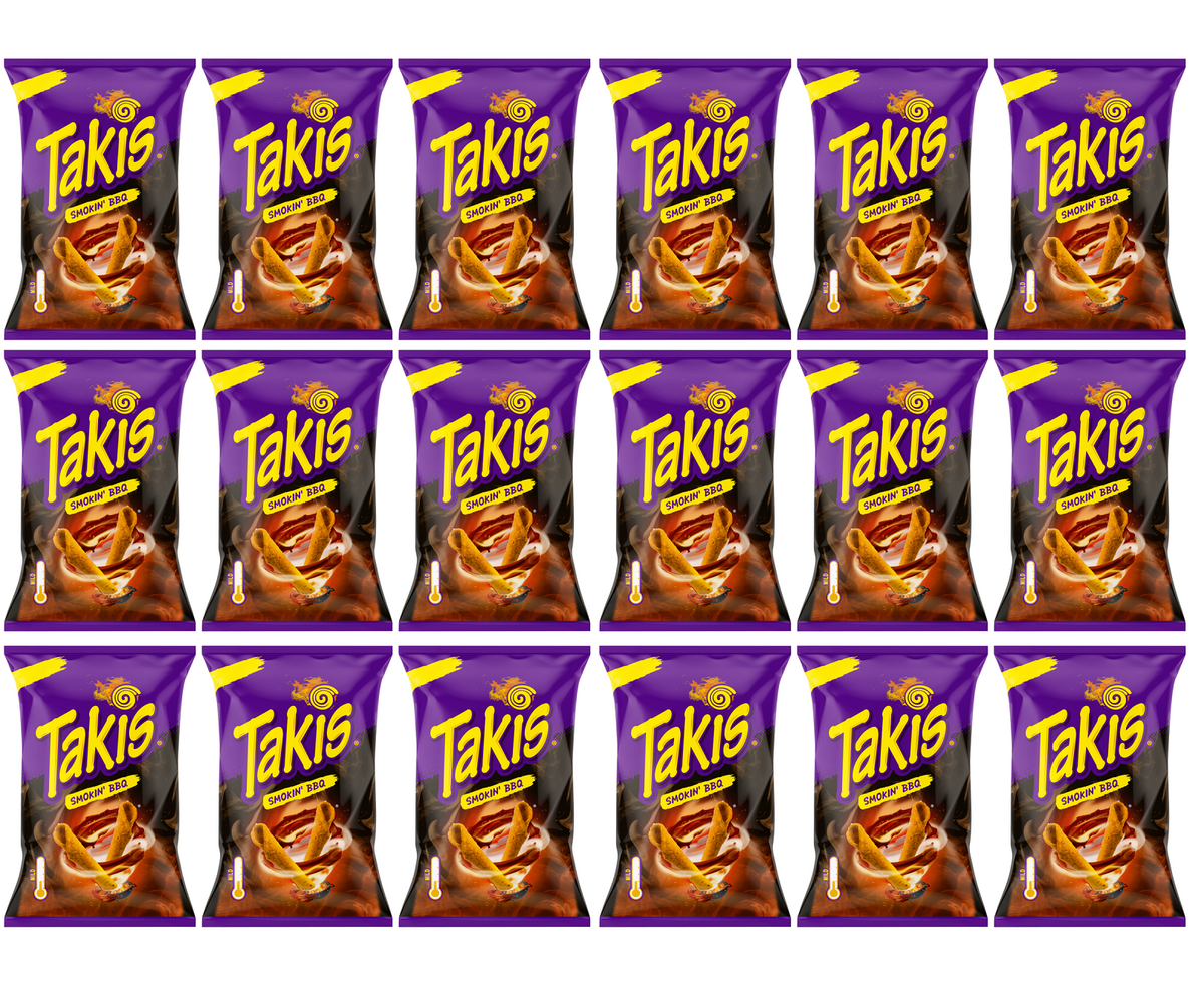 18 X Takis Smokin Bbq - 100Gm