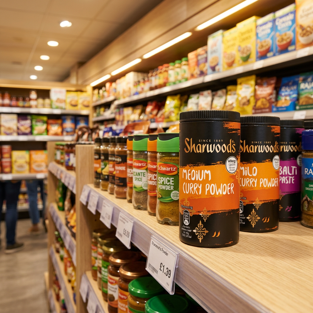 Sharwoods Medium Curry Powder 102G