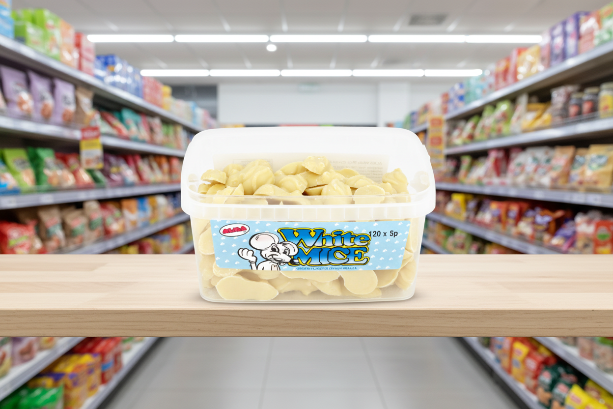 120 x Alma White Mice