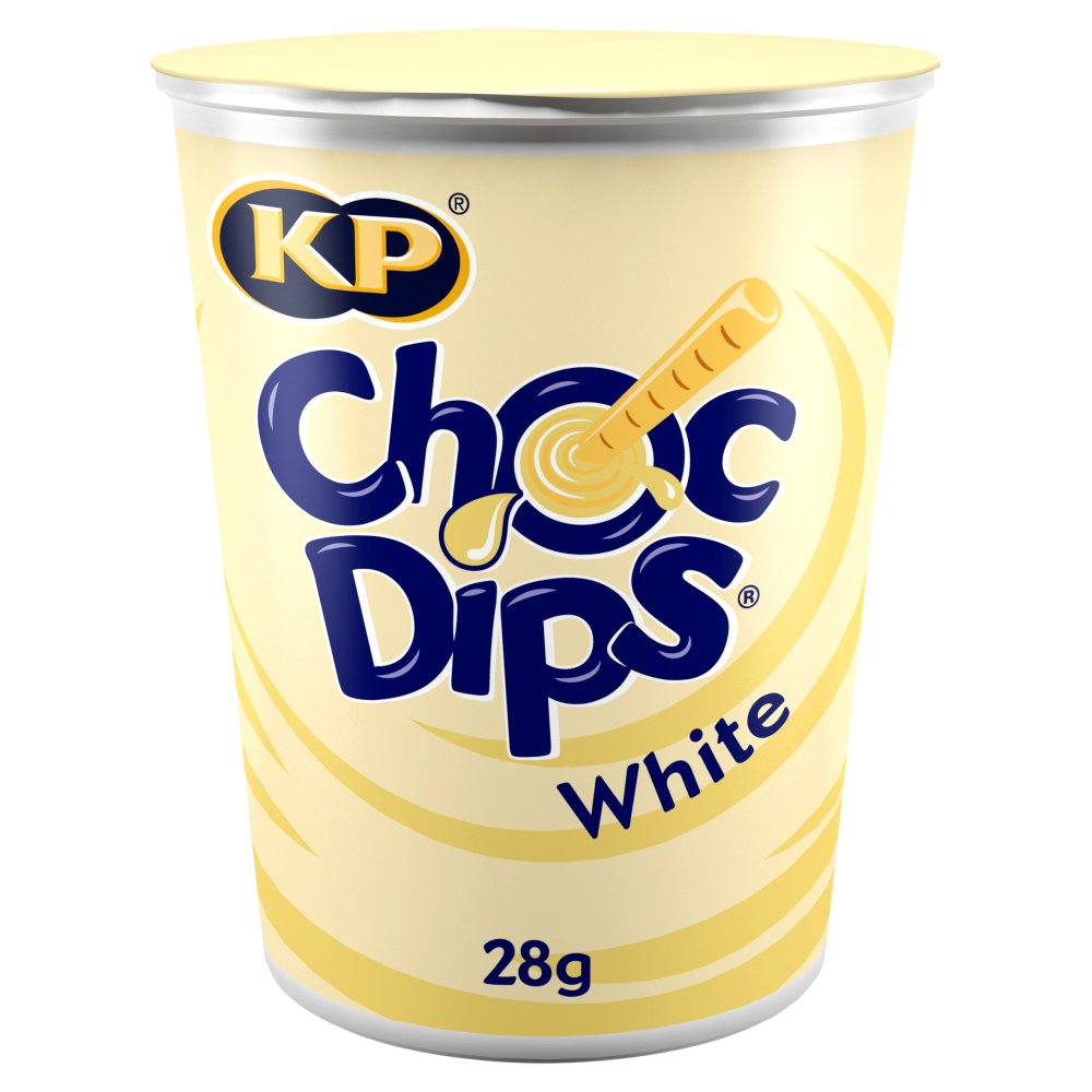 12 x Kp Choc Dips White 28G