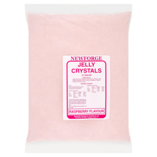 Newforge Jelly Crystals Raspberry Flavour 3.5Kg