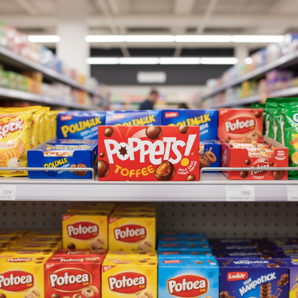 36 x Poppets Toffee Box