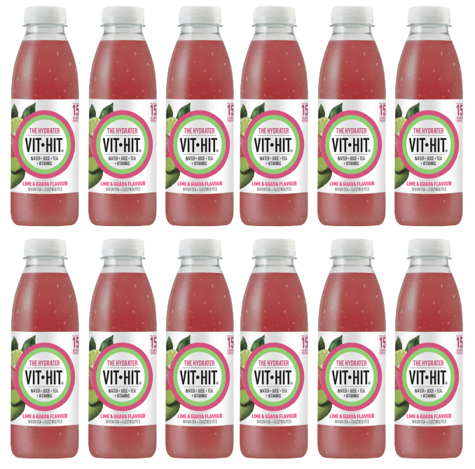 12 x Vit Hit Lime & Guava The Hydrator - 500Ml