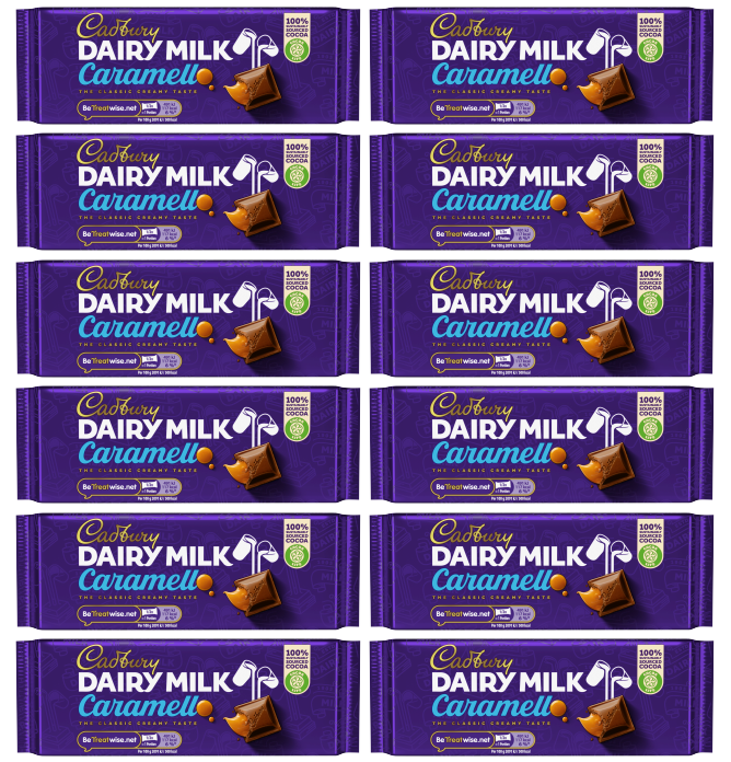 12 x Cadbury Caramello Irish - 53Gm