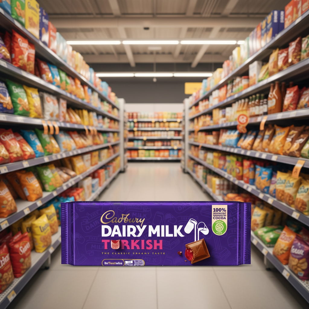 12 x Cadbury Dairy Milk Turkish Irish - 47Gm