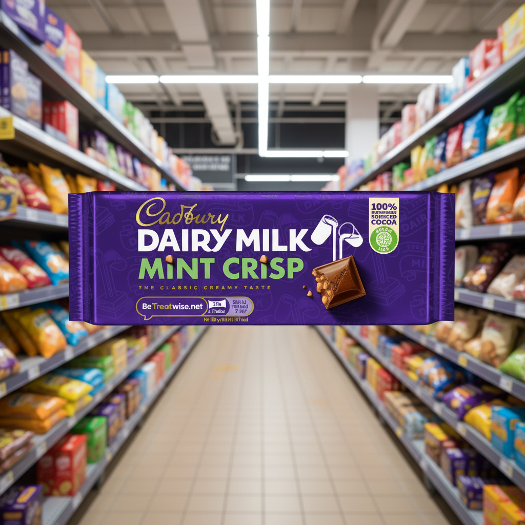 48 x Cadbury Dairy Milk Mint Crisp 54G