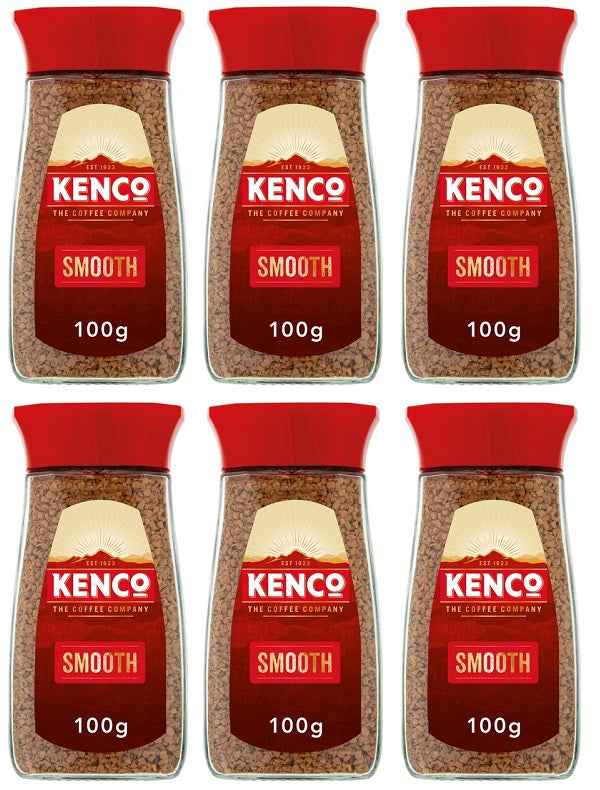 6 x Kenco Smooth 100G