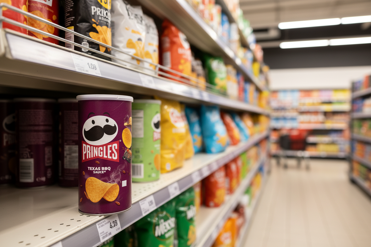 12 x Texas BBQ Pringles 40Gm