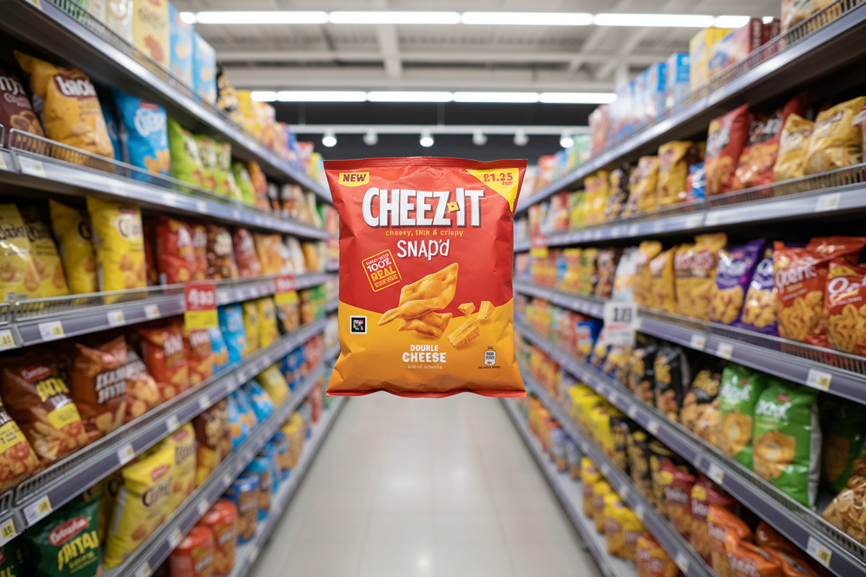 16 x Cheez-it Snap'd Double Cheese - 65GM