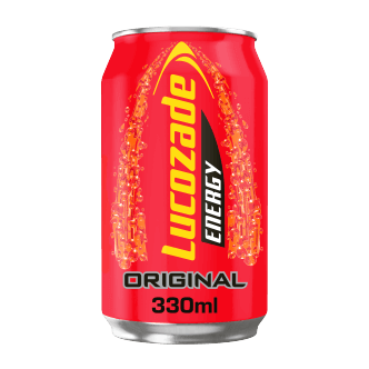 24 x Lucozade Energy Original Can 330Ml