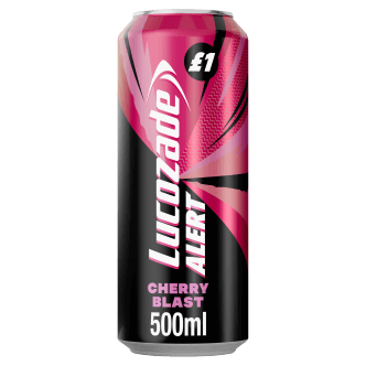 12 x Lucozade Alert Cherry Blast - 500Ml