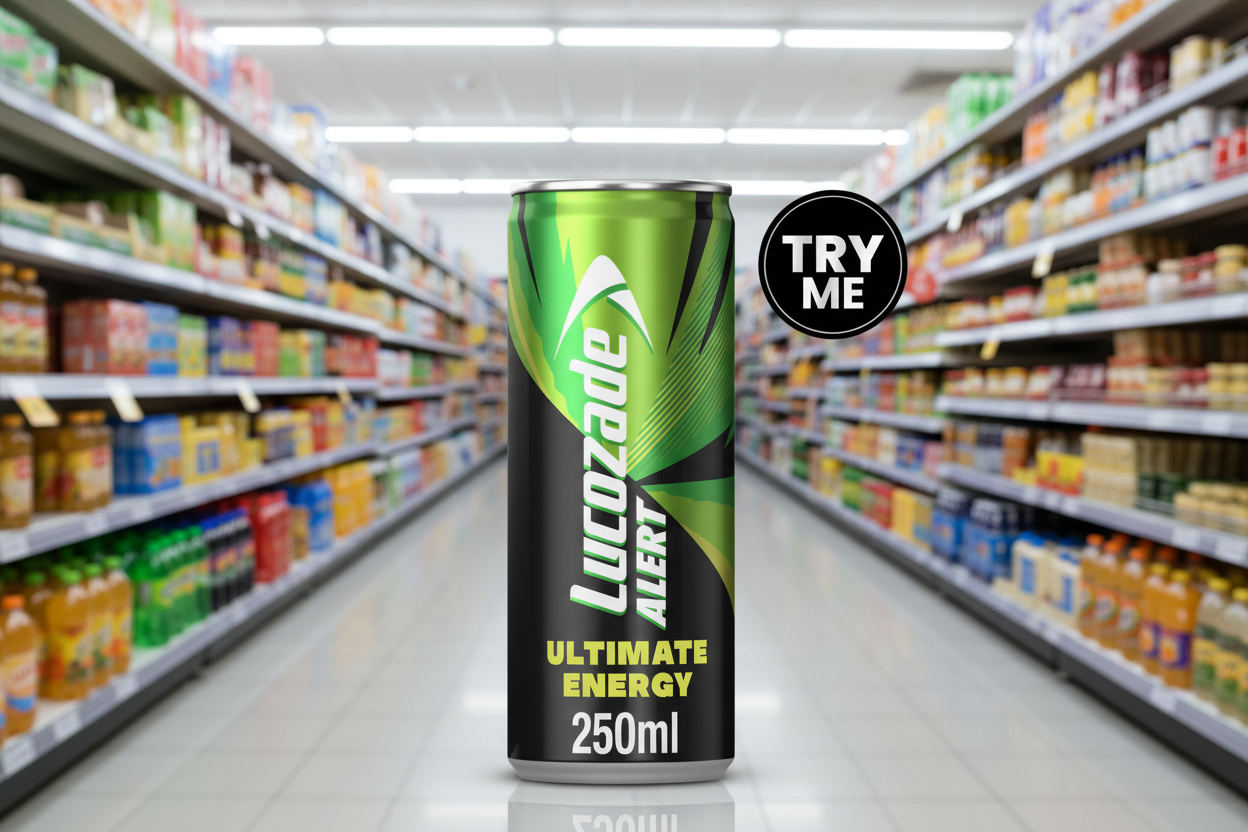 24 x Lucozade Alert Ultimate Energy Drink 250Ml