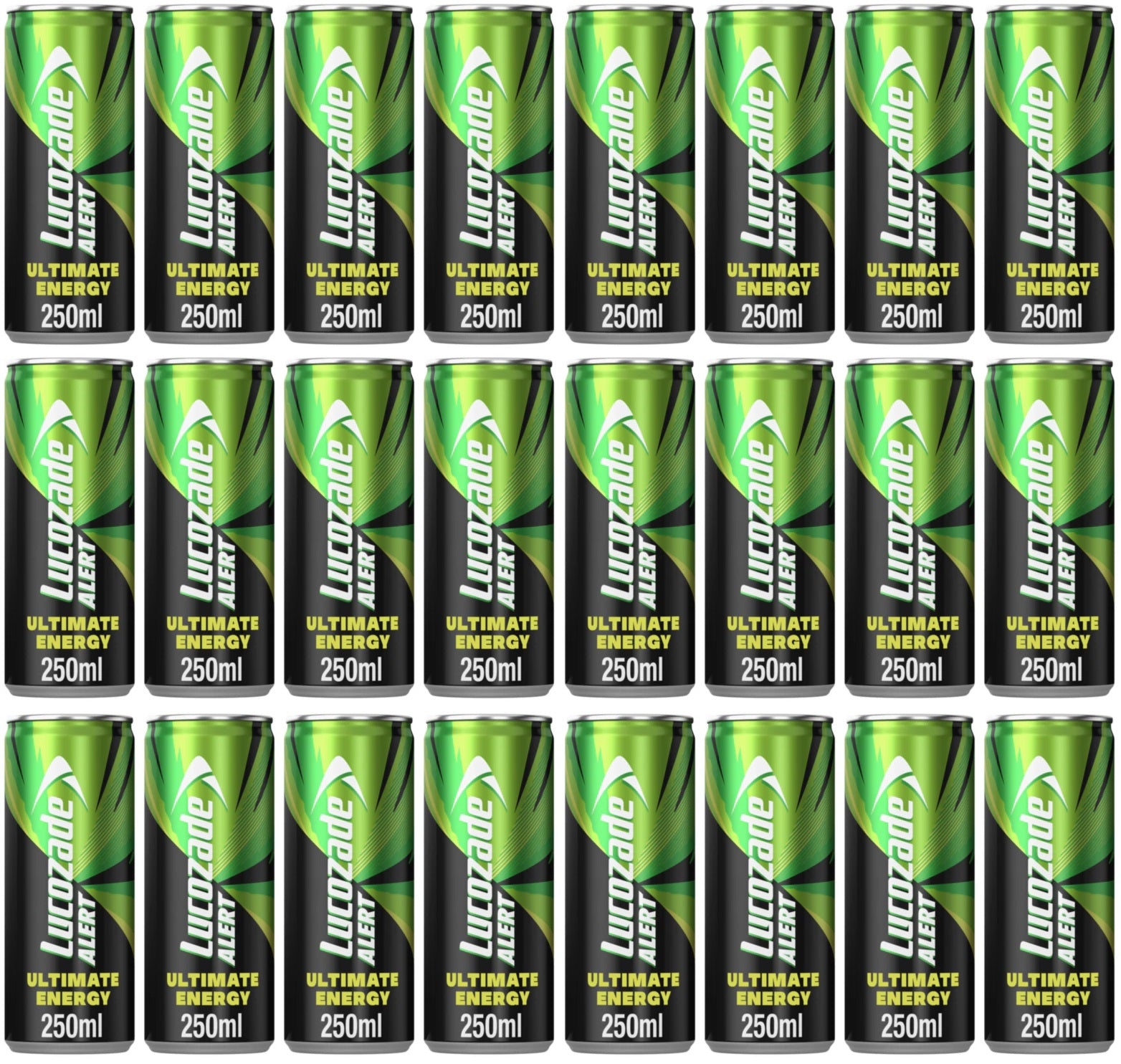 24 x Lucozade Alert Ultimate Energy Drink 250Ml