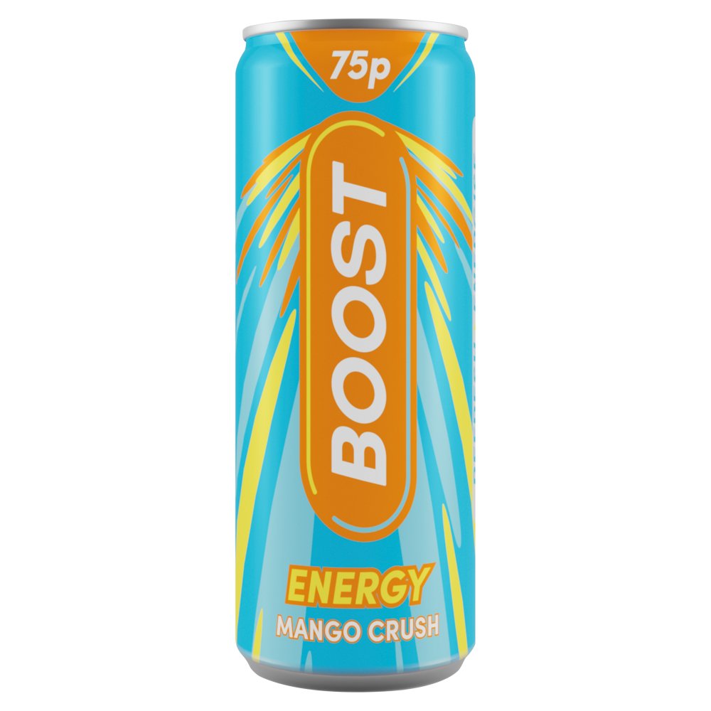 24 x Boost Energy Mango 250Ml
