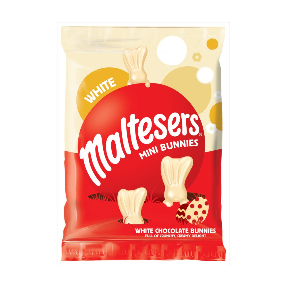 24 x Maltesers White Chocolate Mini Bunnies Bag - 58GM