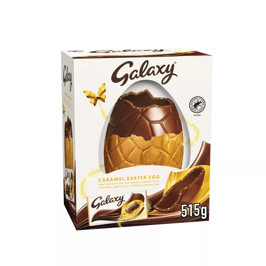 4 x Galaxy Caramel Chocolate Giant Easter Egg - 515GM