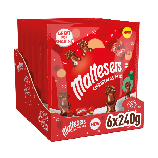 6 x Merryteaser Christmas Mix Pouch - 240GM