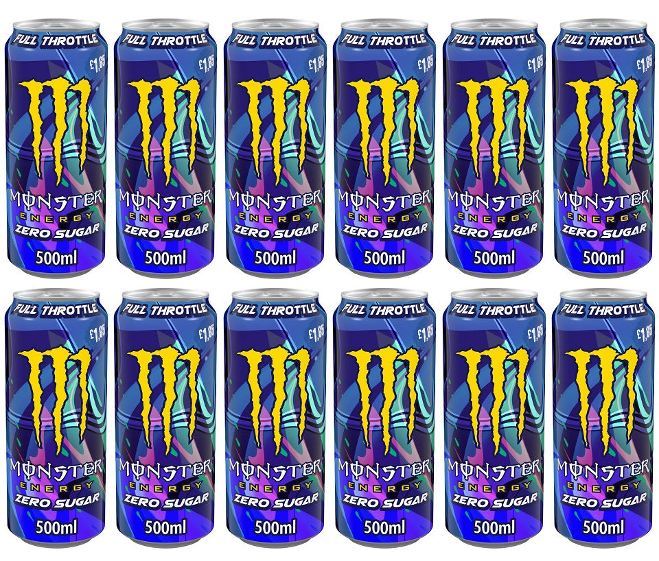 12 x Monster Energy Full Throttle - 500ML