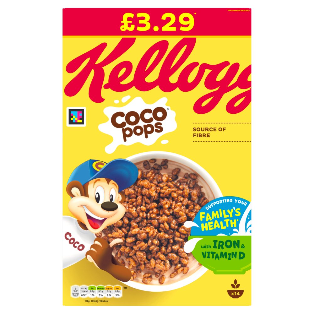 6 x Kelloggs Coco Pops - 420G