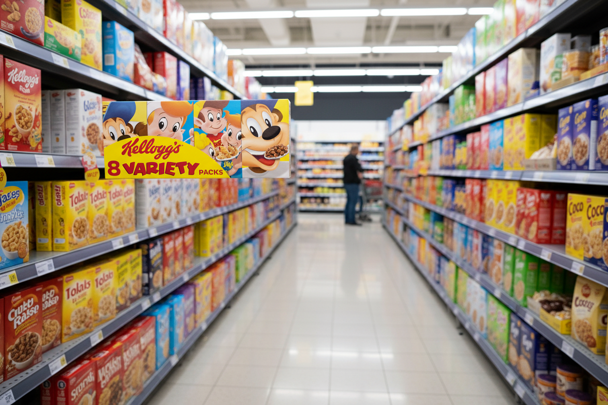 12 x Kellogg's 8 Variety Packs 196G