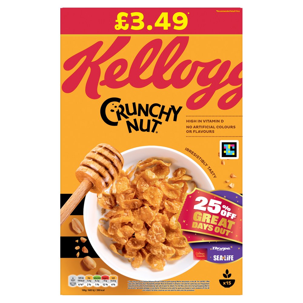 9 x Kelloggs Crunchy Nut - 460G