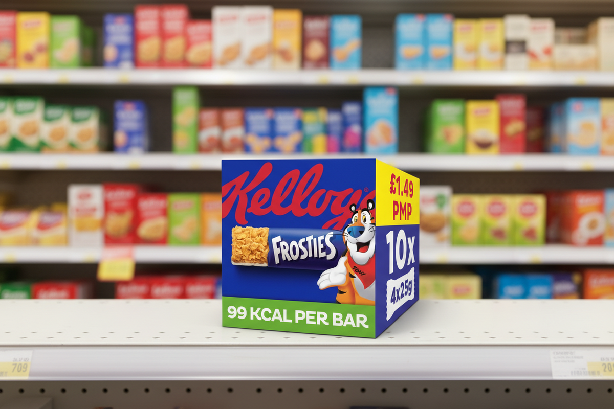 10 X Frosties Cereal Bar 4 Pack - 20G