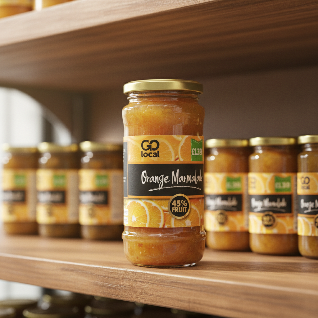 6 X Go Local Orange Marmalade - 500G
