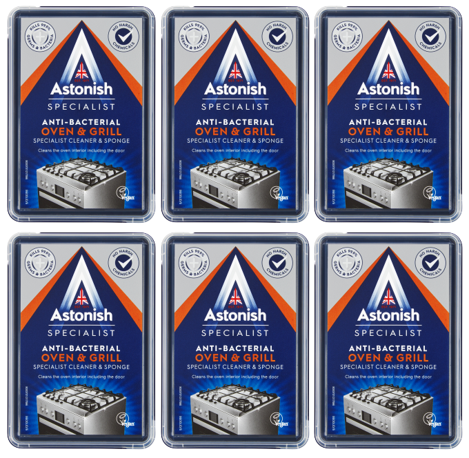 6 x Astonish Oven & Grill Cleaner 250G