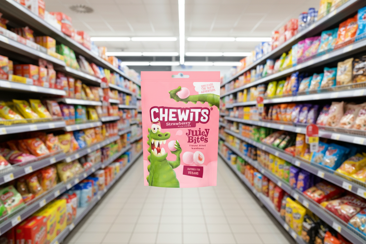 12 x Chewits Strawberry Juicy Bites - 115GM