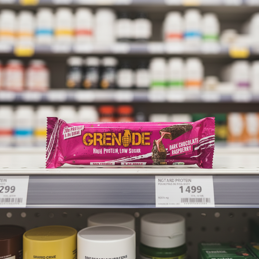 12 X Grenade Carb Killa Dark Chocolate Raspberry 60G