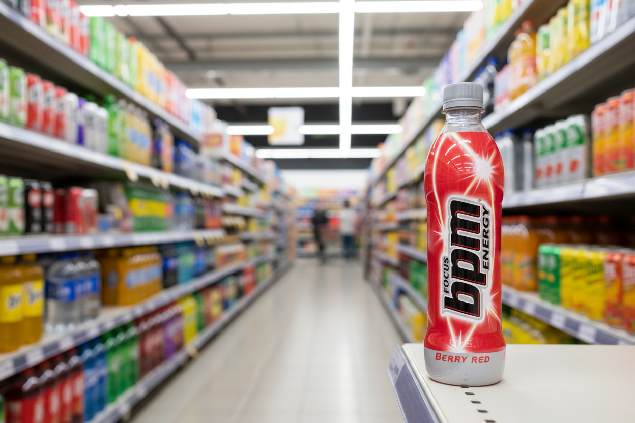 24 x Bpm Energy Focus Berry Red 500Ml