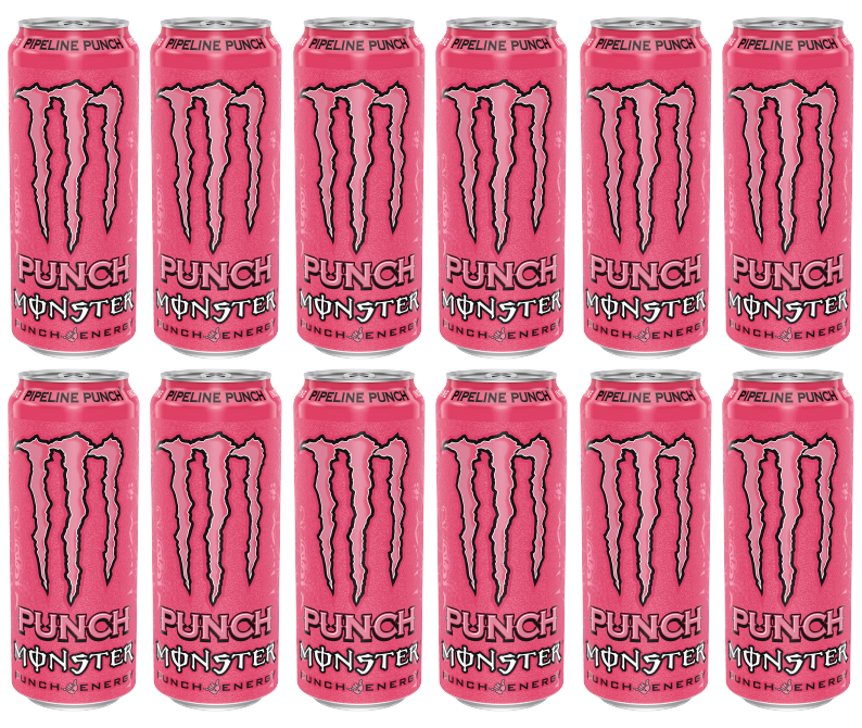 12 x Monster Energy Pipeline Punch 500Ml