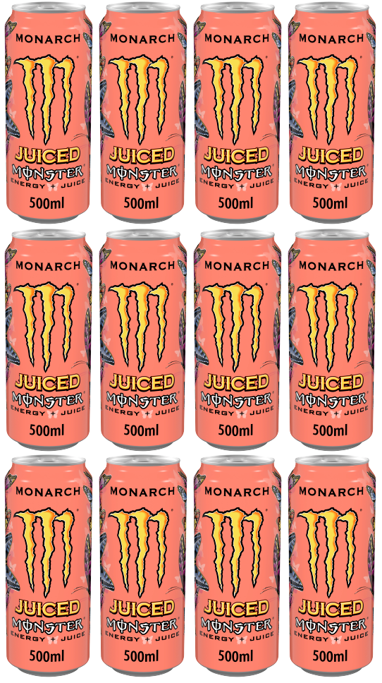 12 x Monster Energy Monarch 500Ml