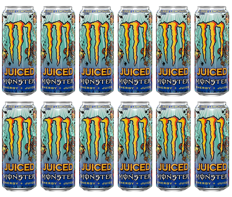 12 x Monster Energy Aussie Lemonade - 500Ml