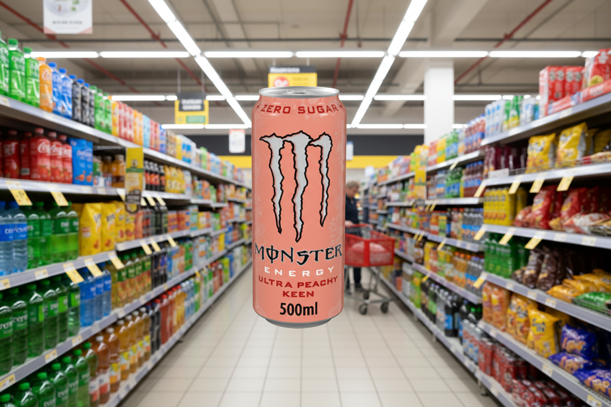 12 x Monster Energy Ultra Peachy Keen - 500ML