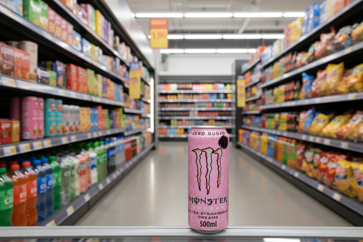 12 x Monster Energy Ultra Strawberry Dreams - 500ML