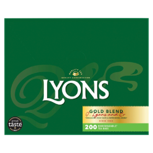 Lyons Envelope Gold Tea 200s