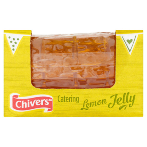 4 x Chivers Catering Lemon Flavour Jelly 12 X 135G (1.62Kg)