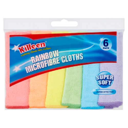 10 x Killeen Mircofibre Cloth   - 6 PACK