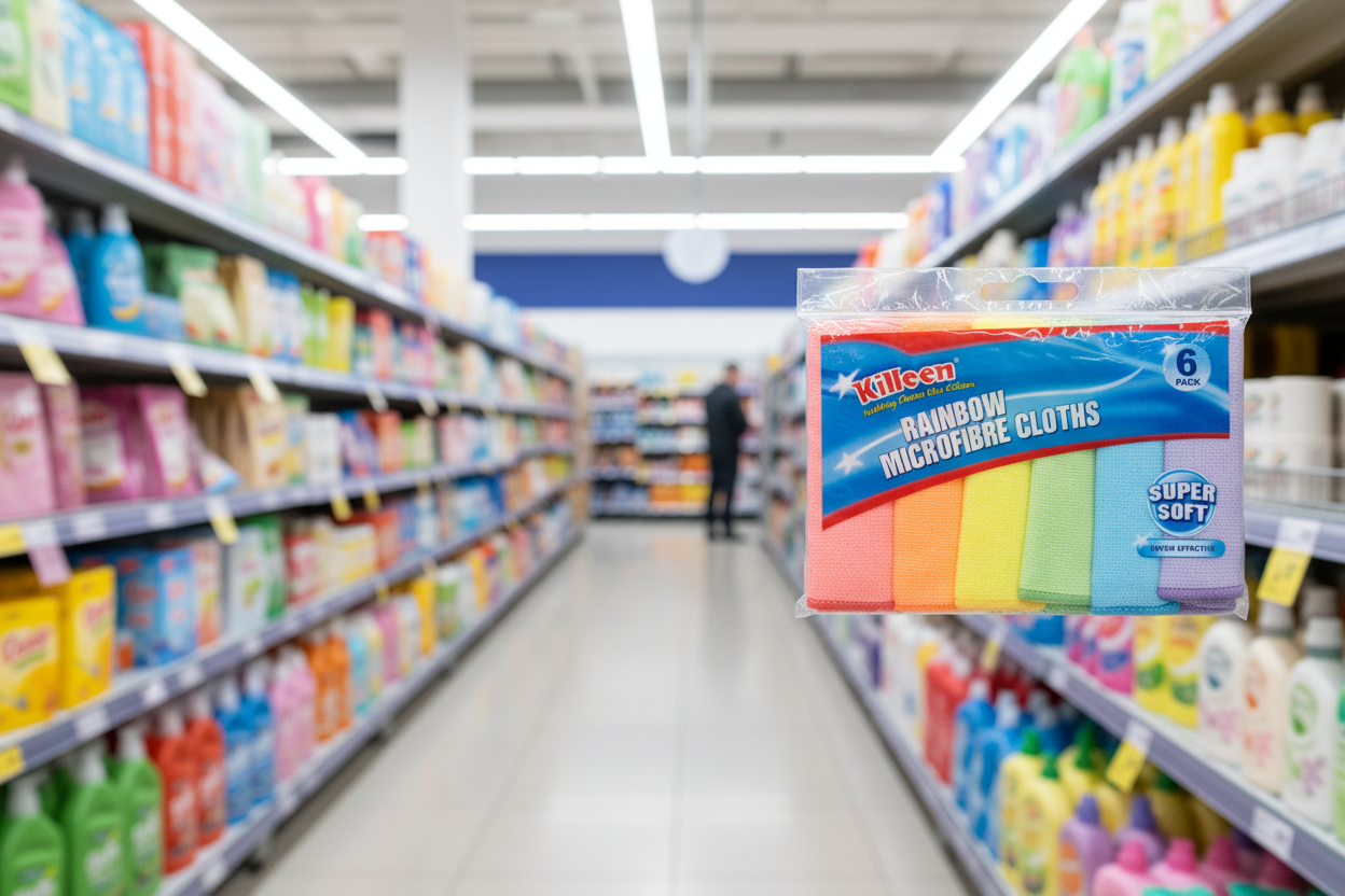 10 x Killeen Mircofibre Cloth   - 6 PACK