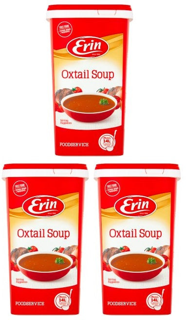 3 x Erin Oxtail Soup 940G