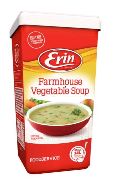 Erin Farmhouse Vegetable Soup 1.24Kg Catering