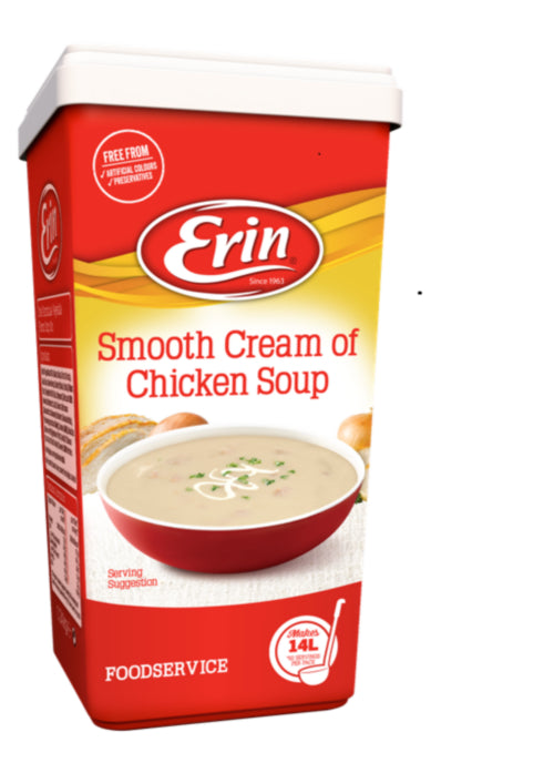 3 x Erin Cream Of Smooth Chicken Soup 1Kg Catering