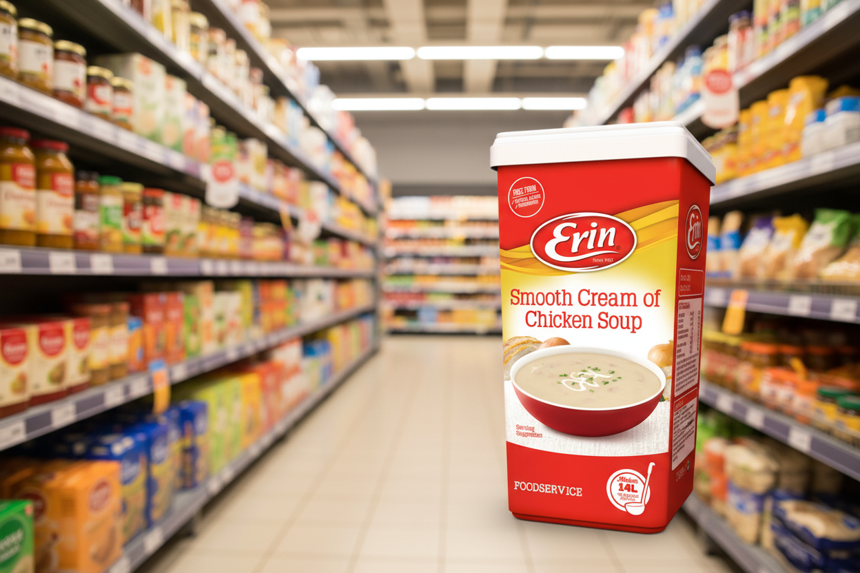 Erin Cream Of Smooth Chicken Soup 1Kg Catering