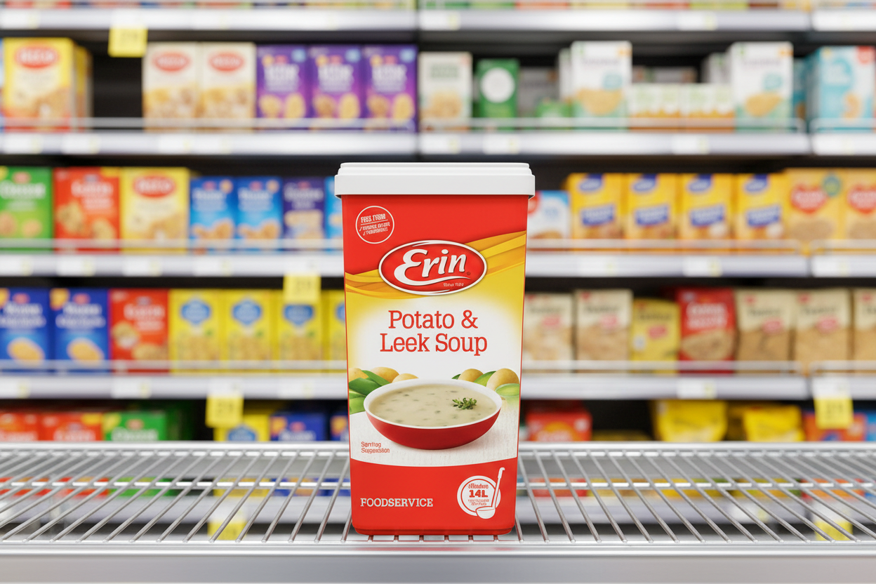 3 x Erin Potato & Leek Soup 1.22Kg Catering