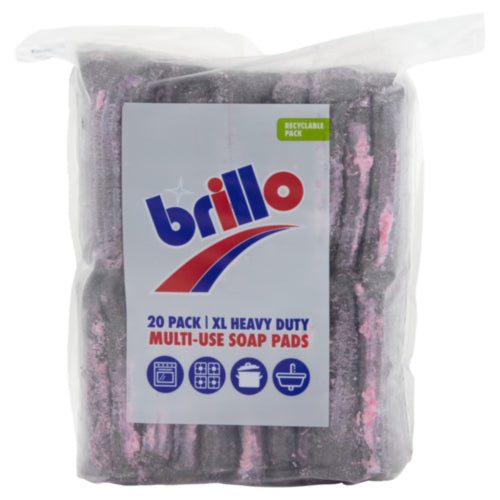 Brillo 20 Xl Heavy Duty Multi-Use Soap Pads